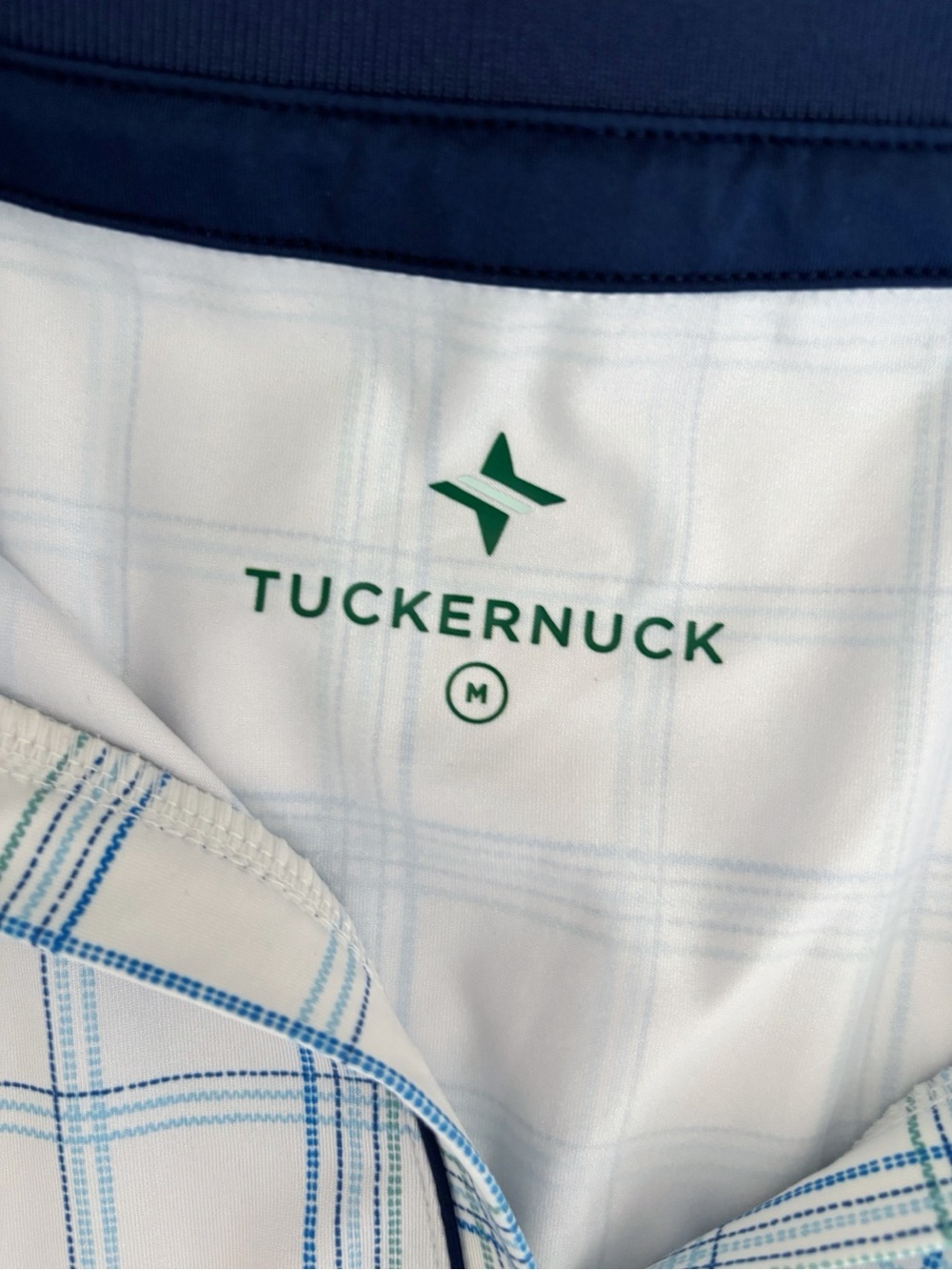 Tuckernuck Provincial Plaid Sleeveless Caroline Polo Shirt Medium Summer Golf - Picture 5 of 7